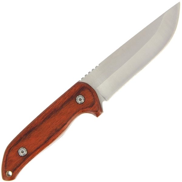 Fixed Blade Knife 250 - 8.5" with Pakkawood Handle and Sheath