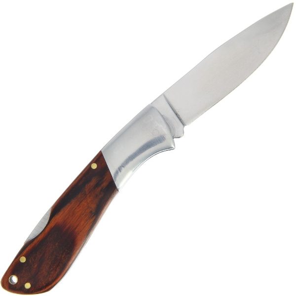 Lock Knife 088 - Red Pakkawood Handle with Backlock