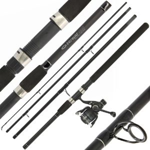 NGT Intrepid 4000 Combo - 4pc, 9ft Rod & 4000 Reel (Glass) 