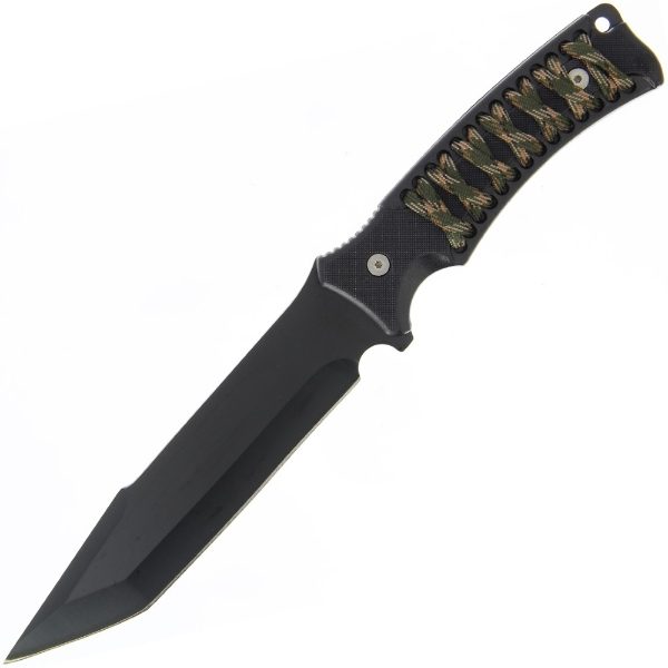 Fixed Blade Knife 215 - 12" with Plastic Paracord Handle (215)