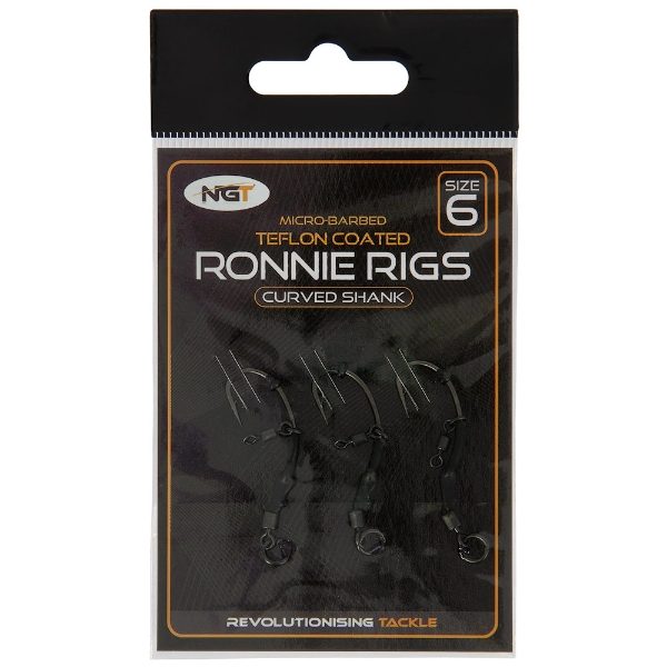 NGT Triple Pack Ronnie Rigs - Size 6 Micro Barbed