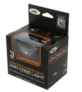 NGT XPR Cree Light - 140 Lumens with USB Rechargable 1020mAh Battery