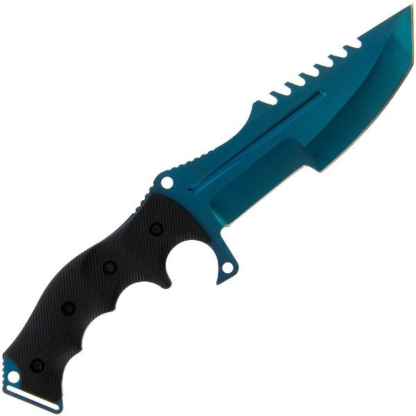 Fixed Blade Knife 934 - 11" Fixed Blade Blue Knife with Sheath (934)