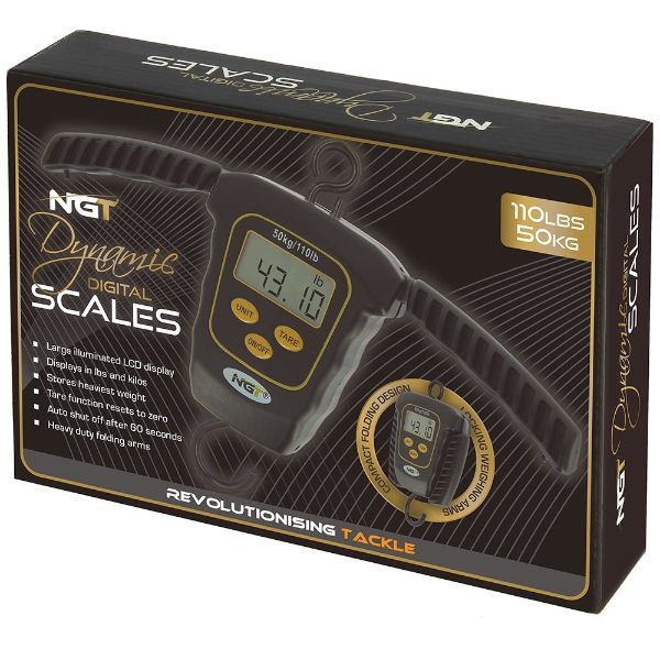 NGT Dynamic Scales - Digital 110lb / 50kg with Folding Side Handles