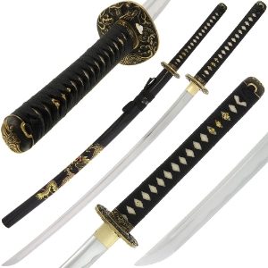 Hand Made Sword Set 438 - 1pc Decorative Dragon Design (438)