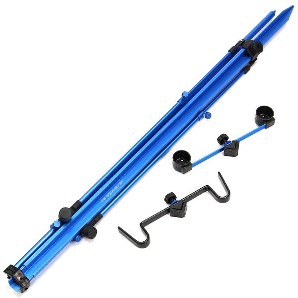 NGT Oceancast Tripod - 2 Rod, 125-205cm Deluxe Extendable Tripod with Case