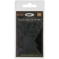 NGT Teflon Coated Curved Shank Hooks - Size 6 Micro Barbed, 10pc per Pack (Sold in 10's)