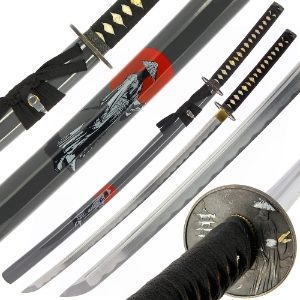 Hand Made Sword Set 446 - 1pc Decorative Warrior Design (446)