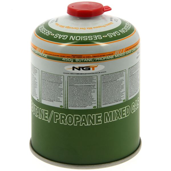 NGT 450g Butane / Propane Gas Canister. NOT AVAILABLE FOR DELIVERY OUTSIDE OF THE UK