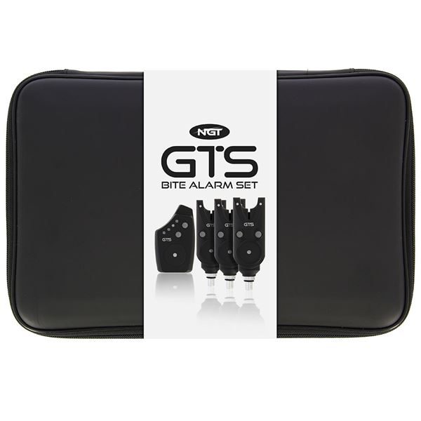 NGT GTS 3pc Wireless Alarms - Adjustable Volume, Tone and Sensitivity with Receiver