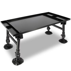 NGT Dynamic Bivvy Table - 5 Section Aluminium with Adjustable Legs