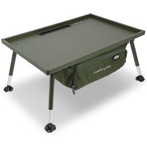 NGT Profiler Bivvy Table - Large Heavy Duty Table with Drop Down Storage Bag and Adjustable Legs