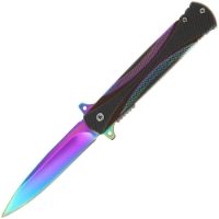 Lock Knife 075 - Rainbow Effect Blade and Handle (075)
