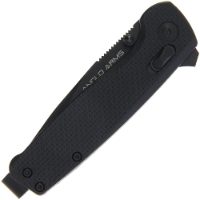 Lock Knife 557 - All Black Knife with Nylon Glass Handle (557)