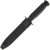 Fixed Blade Knife 200 - 11.5" Bayonet Style with Plastic Handle and Sheath (200)