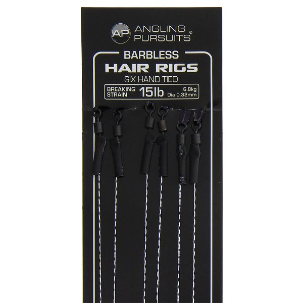 Angling Pursuits Sixpack Hair Rigs - Mixed Sizes Barbless (Sold in 10's)