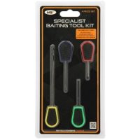 NGT 4pc Soft Grip Tool Set - PVA Long, PVA Short, Baiting Needle and Drill