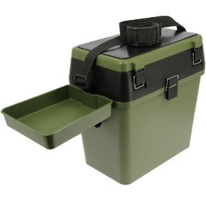 NGT Session Seat Box - With Side Tray and Shoulder Strap (GRN)