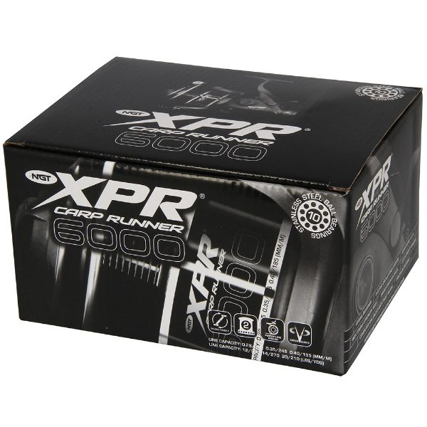 NGT XPR 6000 - 10BB Carp Runner Reel with Spare Spool