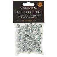 Anglo Arms Ammo - 9.5mm Steel BB Slingshot Ammo (50pcs) in Poly Bag