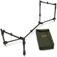 NGT Dynamic Pod - 3 Rod Compact Pod Fully Adjustable Inc Buzz Bars with Case