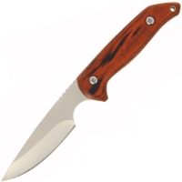 Fixed Blade Knife 300 - 6.1" with Pakkawood Handle and Sheath