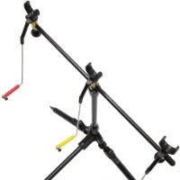 Angling Pursuits Session Pod - 3 Rod Pod with Indicators, Rod Rests and Case