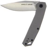 Anglo Arms Lock Knife 007 - CNC Polished with Titanium Coating (007)