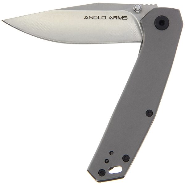 Anglo Arms Lock Knife 007 - CNC Polished with Titanium Coating (007)
