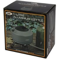 NGT Aluminium Outdoor Kettle - 1.1 litre Gun Metal