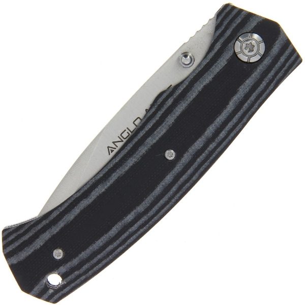 Anglo Arms Contrast Lock Knife with Satin Blade and Micarta Handle (661)