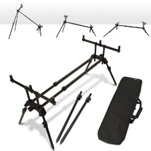 NGT Dual Line PLUS Pod - 3 Rod 'Twin Bar' Pod with extra Sky legs and Case