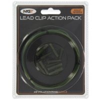 NGT Lead Clip Action Pack - Half Green (Sold in 10's)