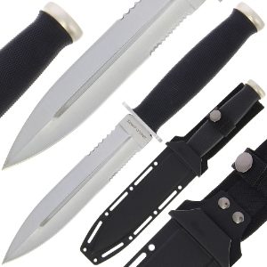 Fixed Blade Knife Vertigo - 12" Fixed Blade Knife with Plastic Handle and Plastic Sheath