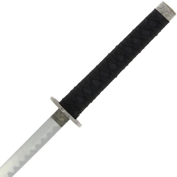 Sword Set 347 - 3pc Black Straight Sword Set with Stand (347)