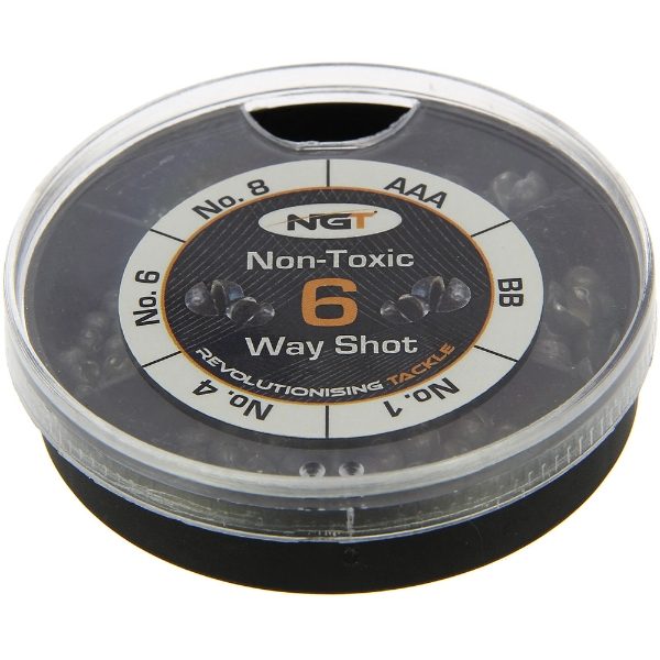 NGT Non Toxic Split Shot - 6 Way