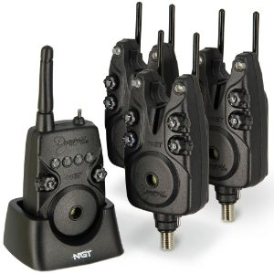 NGT Dynamic MK2 3pc Wireless Alarms - Adjustable Volume, Tone, Sensitivity and light with Receiver and Alarm Covers