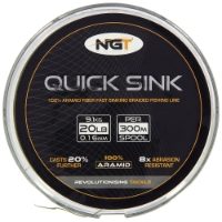 NGT Moss Green Quick Sink Braid - 20lb (300m) Spool