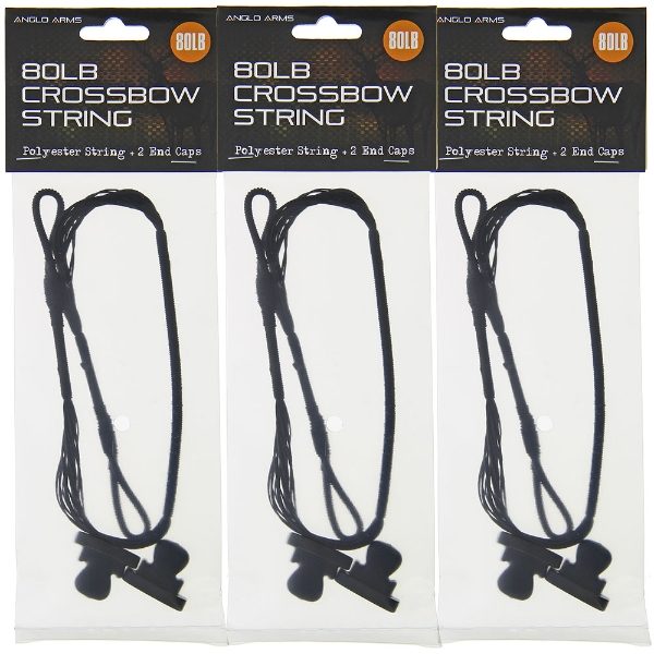 Anglo Arms Crossbow String & End Caps - For 80lb Bows